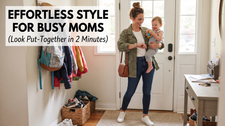 Effortless Style for Busy Moms: Look Put-Together Without Losing Your Mind