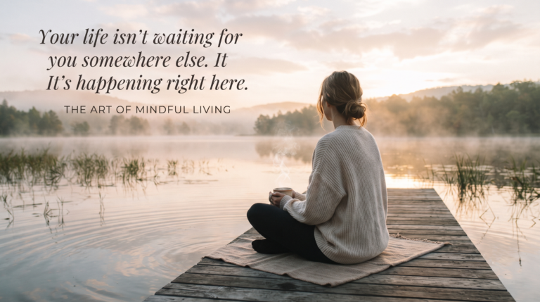 The Art of Mindful Living: Coming Back to a Life You Can Actually Feel